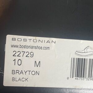 Bostonian Black Leather Slip-Ons